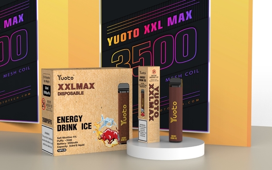 Yuoto XXL Max 0% 2% 5% Nic ডিসপোজেবল ই সিগারেট প্রিফিলড কার্টিজ মেশ কয়েল
