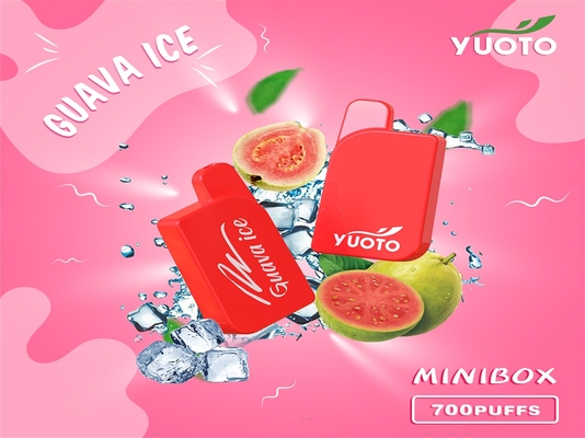 Yuoto মিনি বক্স 700 Puffs Vape নিষ্পত্তিযোগ্য 15 ফ্লেভার 22g লাইটওয়েট