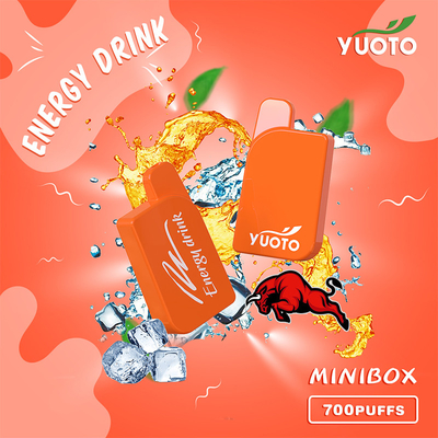ই জুস 2.3ml Yuoto Mini Box Vape 700 Puffs Disposable 15 Flavor