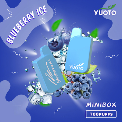 ই জুস 2.3ml Yuoto Mini Box Vape 700 Puffs Disposable 15 Flavor