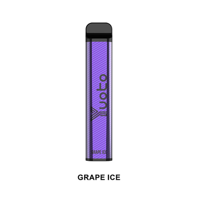 Yuoto 2500 Puffs Flavors Vaporizer Pen Kit 23 ফ্লেভার 5% 1200 mAh ব্যাটারি ডিসপোজেবল গ্রেপ আইস ভারতে জনপ্রিয়