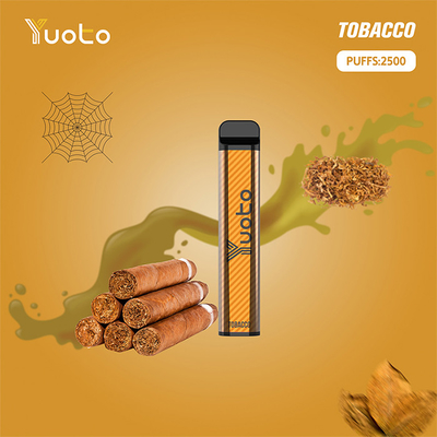 ডিসপোজেবল Xxl Yuoto Vape, 2500puff ডিসপোজেবল ই সিগারেট ভ্যাপ