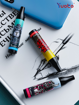 15 ফ্লেভার 2000puffs Yuoto ডিসপোজেবল ভ্যাপ 6ml E লিকুইড 850mAh মেশ কয়েল সহ