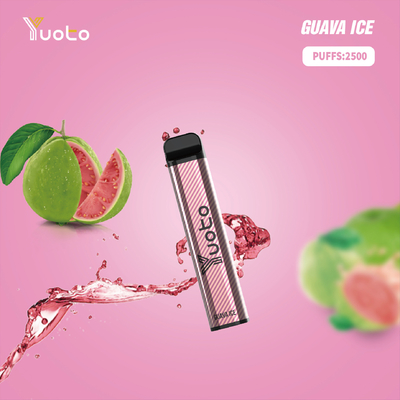 23 ফ্লেভার 2% নিকোটিন ডিসপোজেবল E Cig Vape Yuoto XXL 2500 পাফ