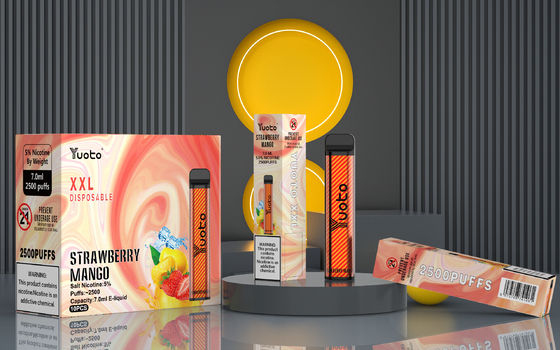 OEM vape Yuoto XXL 2500 পাফস ডিসপোজেবল ই সিগারেট 5% নিকোটিন