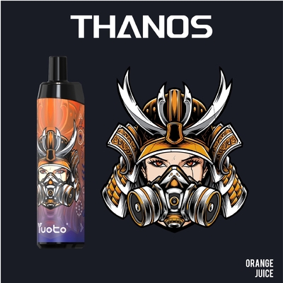 Yuoto Thanos 5000puff ডিসপোজেবল ভ্যাপ ই-সিগারেট ভ্যাপ পেন মেশ কয়েল রিচার্জেবল 650mAh 14ml নিকোটিন 5% /2%