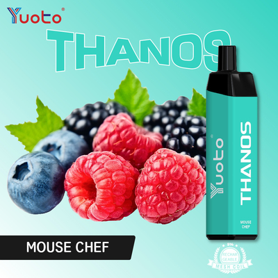 সবচেয়ে বেশি বিক্রি হওয়া Yuoto Thanos 5000 পাফ রিচার্জেবল ইলেকট্রনিক সিগারেট ডিসপোজেবল ভ্যাপ 5%nic 14 মিলি তরল