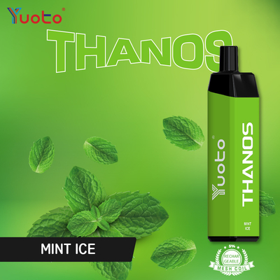 সবচেয়ে বেশি বিক্রি হওয়া Yuoto Thanos 5000 পাফ রিচার্জেবল ইলেকট্রনিক সিগারেট ডিসপোজেবল ভ্যাপ 5%nic 14 মিলি তরল