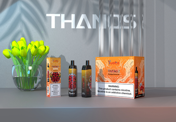 ডিসপোজেবল ভ্যাপ পেন Yuoto Thanos 5000 Puffs Mesh Coil 14ml E-Liquid 650mAh ব্যাটারি