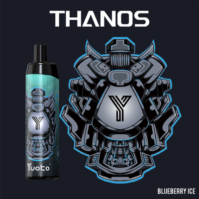 Yuoto Thanos 5000 Puffs ডিসপোজেবল ভ্যাপ পেন হুক্কা 14ml ই-লিকুইড 650mAh ব্যাটারি মেশ কয়েল সহ