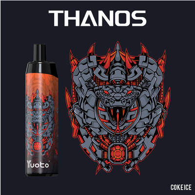 Yuoto Thanos 5000 Puffs ডিসপোজেবল ভ্যাপ পেন হুক্কা 14ml ই-লিকুইড 650mAh ব্যাটারি মেশ কয়েল সহ
