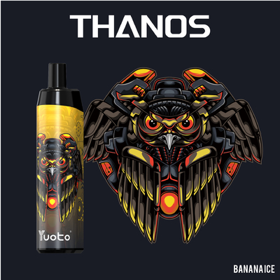 Yuoto Thanos 5000 Puffs ডিসপোজেবল ভ্যাপ পেন হুক্কা 14ml ই-লিকুইড 650mAh ব্যাটারি মেশ কয়েল সহ