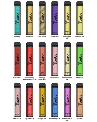 XXL 2500 পাফস ডিসপোজেবল ভ্যাপ ভ্যাপোরাইজার 1200mAh ব্যাটারি 7.0ml Ejuice 0% 2% 5% নিকোটিন Yuoto অরিজিনাল ফ্যাক্টরি থেকে