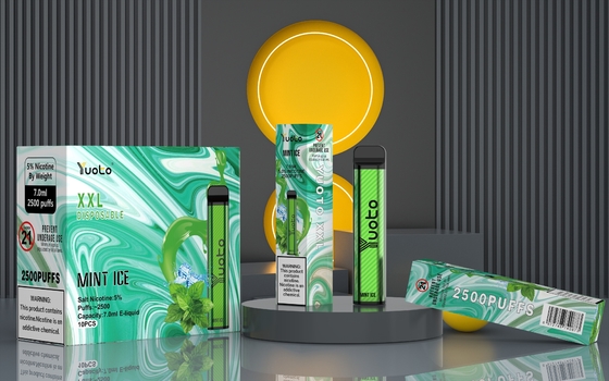 Yuoto Xxl 2500 পাফ ডিসপোজেবল ভ্যাপ পেন, খাঁটি 1200Mah Yuoto Vape