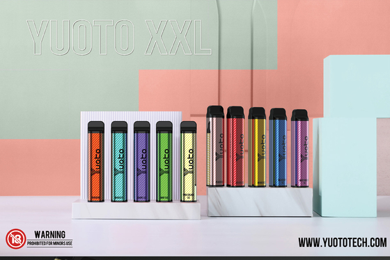 ODM Yuoto XXL 2500 Puffs ডিসপোজেবল পড 1200mAh ব্যাটারি 7.0ml Ejuice 0% 2% 5% নিকোটিন কারখানার পাইকারি মূল্য সহ