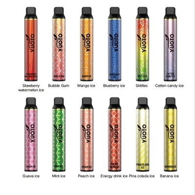 23 স্বাদের সুস্বাদু 3000 পাফস 1350mah ভেপার পেন, 8ml ডিসপোজেবল ইউওটো ভ্যাপ