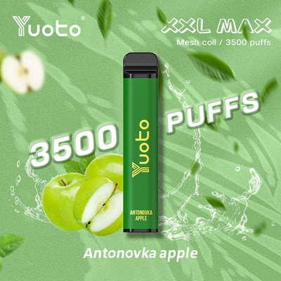 Yuoto XXL Max 3500 Puffs ইলেকট্রিক ভ্যাপ পেন কারখানা সরাসরি স্ট্রবেরি পীচ বরফ