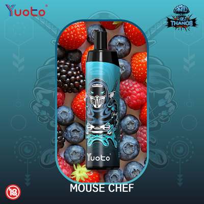 14ML 650mAh Yuoto Thanos E সিগারেট, 5000 পাফ পেন হুক্কা মেশ কয়েল টাইপ সি সহ