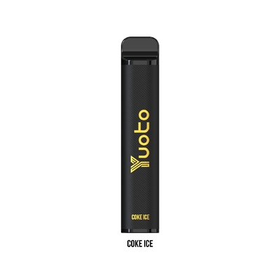 Yuoto XXL MAX ডিসপোজেবল ভ্যাপ কোক আইস মেশ কয়েল 5% 2% নিকোটিন 3500 পাফ