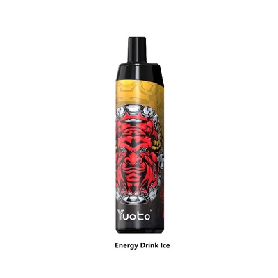 Yuoto Thanos 5000 Puffs ডিসপোজেবল ইলেকট্রনিক সিগারেট এনার্জি ড্রিংক আইস মেশ কয়েল 650mAh rohs ব্যাটারি