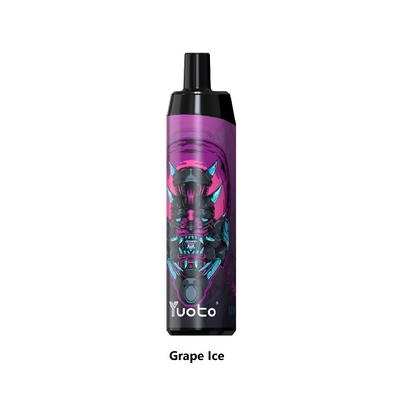 সবচেয়ে জনপ্রিয় Yuoto Grape Ice Disposable Vape Thanos 5000 Puffs 50mg মেশ কয়েল রিচার্জেবল