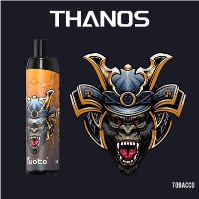 Vape pod Yuoto Thanos 5000 Puffs 5% নিকোটিন 14ML E লিকুইড 650mAh ব্যাটারি মেশ কয়েল টাইপ সি সহ রিচার্জেবল