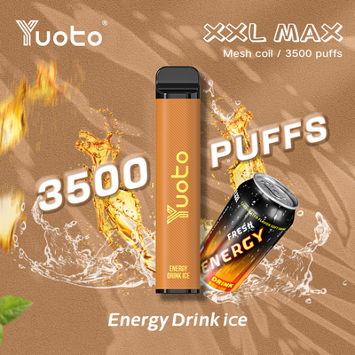 ODM Yuoto 3500 Puffs Vape Bar 16 মিক্সড ফ্লেভার ROHS 1200mAh ব্যাটারি 9ml E জুস