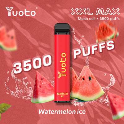 ODM Yuoto 3500 Puffs Vape Bar 16 মিক্সড ফ্লেভার ROHS 1200mAh ব্যাটারি 9ml E জুস