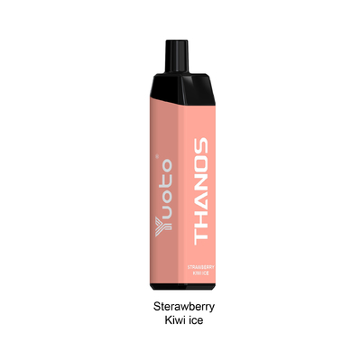 Yuoto vape কারখানা থানোস 5000 Puffs নিষ্পত্তিযোগ্য ভেপোরাইজার স্ট্রবেরি কিউই বরফ