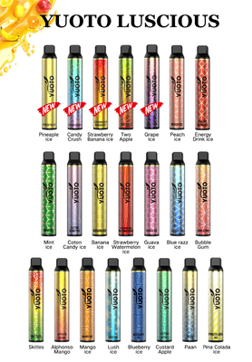সুলভ মূল্য Yuoto Luscious 3000 Puff পাইকারি ডিসপোজেবল ভ্যাপ পেন প্রিফিল করা 8ml Eliquid 1350mAh ব্যাটারি