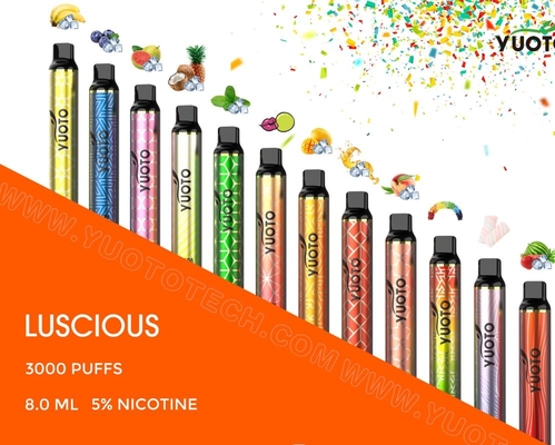 গরম বিক্রয় পাইকারি Vape পেন পড স্টার্টার কিট Yuoto Luscious 3000 Puffs নিষ্পত্তিযোগ্য E Vape ইলেকট্রনিক সিগারেট Vape Pod