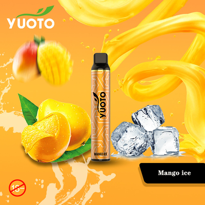 ডিসপোজেবল ভ্যাপ পড কিট 3000 পাফ 50mg নিকোটিন Yuoto সুস্বাদু নন রিফিলযোগ্য 8.0ml এলিকুইড চায়না পাইকারি কারখানা