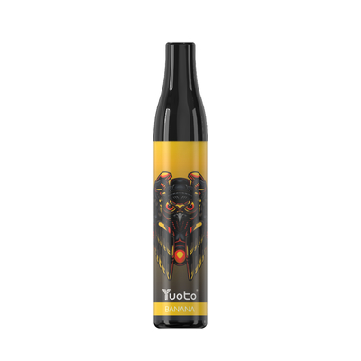 20mg অরিজিনাল YUOTO বোতল 600 Puffs ডিসপোজেবল ই-সিগারেট কিনুন কলা মেশ কয়েল TPD ইউরোপ