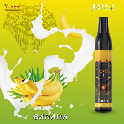 20mg অরিজিনাল YUOTO বোতল 600 Puffs ডিসপোজেবল ই-সিগারেট কিনুন কলা মেশ কয়েল TPD ইউরোপ