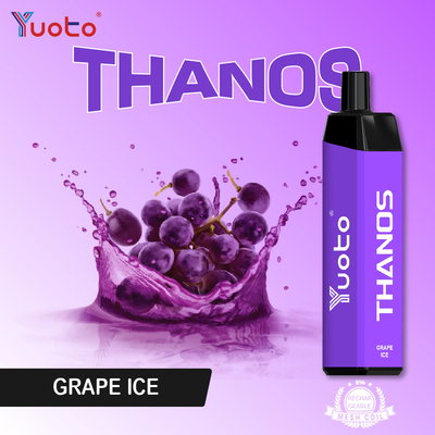 0% 2% 5% Nic লবণ 5000 Puffs Yuoto Thanos ডিসপোজেবল পডস কিট সিস্টেম 50ml E তরল