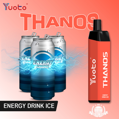 0% 2% 5% Nic লবণ 5000 Puffs Yuoto Thanos ডিসপোজেবল পডস কিট সিস্টেম 50ml E তরল