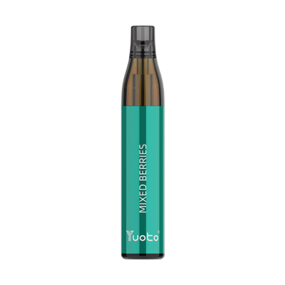 Yuoto Bottlemax ডিসপোজেবল ভ্যাপ পেন বাল্ক 600 পাফ মিক্সড বেরি কম নিকোটিন 2% TPD