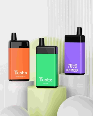 3.6 V Yuoto Beyonder 7000 Puffs Disposable Vape Mint Bluberry Flavors