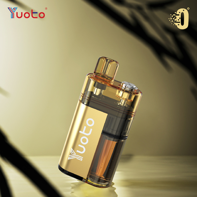 নিয়ন্ত্রিত বায়ু প্রবাহ YUOTO ডিসপোজেবল ভিপ 10-12W ওয়াট এবং 0% নিকোটিন শক্তি