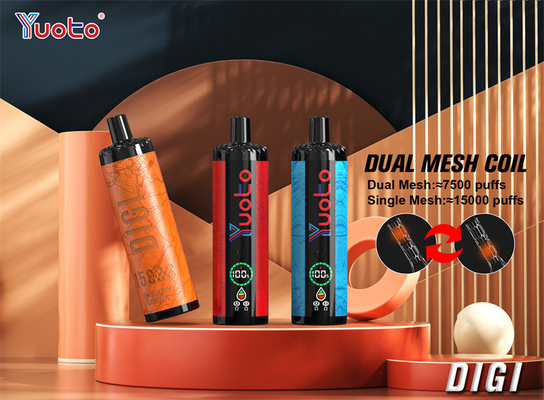 Yuoto DIGI 15000 PUFFS মূল Yuoto চীন প্রস্তুতকারকের সেরা মূল্য সঙ্গে