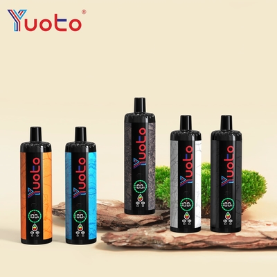 নিয়মিত বায়ু প্রবাহ YUOTO 15000 Puffs ডুয়ালমেশ কয়েল সহ একক ব্যবহারযোগ্য Vape 850mAh ব্যাটারি 23 স্বাদ