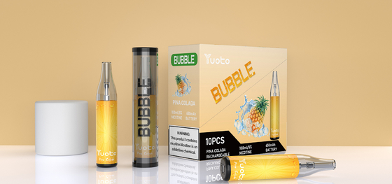 ডিসপোজেবল 10ml রিচার্জেবল ভ্যাপ ডিভাইস যার নেতৃত্বে 700mah ব্যাটারি রয়েছে