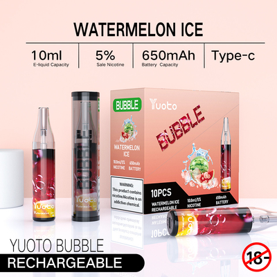 yuoto বুদবুদ 4500puff dispossble ecigratetes vape