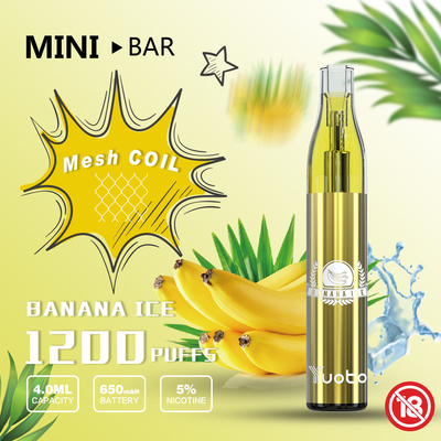 yuoto মিনি বার ডিসপোসিবল vape 1200puff