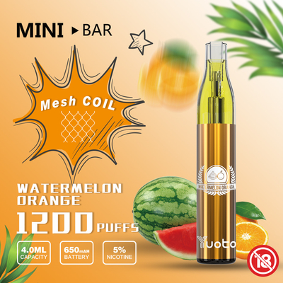 yuoto মিনি বার ডিসপোসিবল vape 1200puff