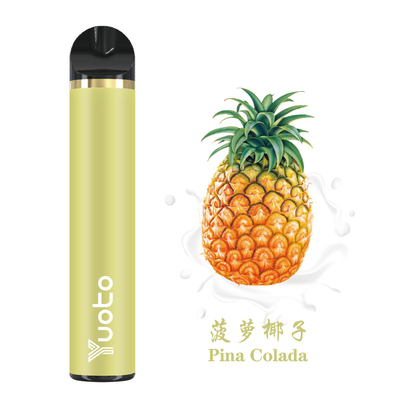 950mah ব্যাটারি Yuoto ডিসপোজেবল ভ্যাপ 1500puff 5% Nictione