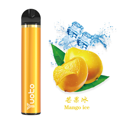 950mah ব্যাটারি Yuoto ডিসপোজেবল ভ্যাপ 1500puff 5% Nictione