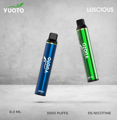 ডিসপোজেবল ভ্যাপ ই সিগারেট Yuoto সুস্বাদু 3000 পাফ 22 স্বাদ