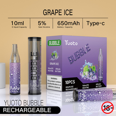 পাইকারি মূল্য Yuoto Bubble 4500 Puffs চকচকে LED হালকা তরমুজ বরফ FOB-এর জন্য একটি ভালো মানের