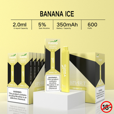 Yuoto Smart 600 Puffs Vape, ODM Nice Taste Disposable Vape Pen